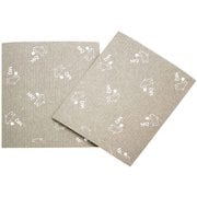 ふきん MQ スポンジワイプ 白クマ Sサイズ 2枚入り WX500003