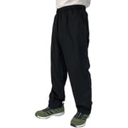 25502 [ウインドブレーカーパンツ リップストップ裾ドローコードパンツ ブラック 3L]