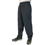 25503 [ウインドブレーカーパンツ リップストップ裾ドローコードカーゴパンツ チャコール 4L]