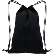 90040 [マルチバッグ 巾着 ナップサック 2ショルダー 黒 無地]