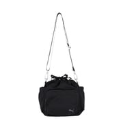 pm30011-001 [ショルダーバッグ 斜め掛け お散歩バッグ巾着タイプ ブラック]