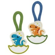 ZLW1 [ループ付ワッペン 2P ディノサウルス ベビー]