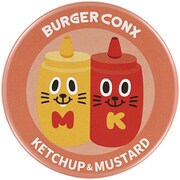 ZCB76 [缶バッジ バーガーコンクス ケチャッピー＆マスタッピー]