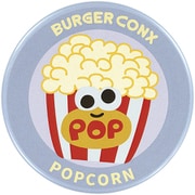 ZCB76 [缶バッジ バーガーコンクス ポップコーン]