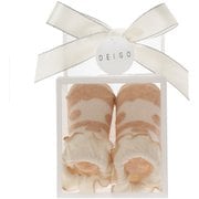 靴下 ベビー プレゼントソックス オーガニック 9cm 日本製 出産祝い ドット 6359