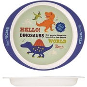 バンブーメラミンランチプレート 350ml ディノサウルス M36B