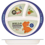 バンブーメラミンランチプレート 430ml ディノサウルス M37B