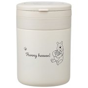折りたたみハンドル付 デリカポット 300ml くまのプーさん シンプルロゴ LJFO3