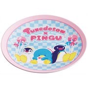 薄肉メラミンプレート 20cm ピングー×タキシードサム MPL20P