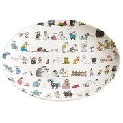 薄肉メラミンプレート 20cm ムーミン80 MPL20P