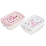 シールボックス M 2P 500ml マイメロディ パステル 水彩花柄 FCN2W