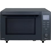 オーブンレンジ 縦開き 20L フラット庫内 温度センサー搭載 ダイヤル操作 ブラックグレー ERGB-F020TV-H