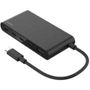 USBハブ Connect 5ポート(USB-Cポート×4/HDMI×1) 4K/PD 100W対応 AVC021FQBK