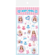 QS355 [【限定】 透明シールシート アイドル リカちゃん]