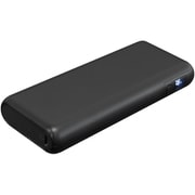 モバイルバッテリー 20000mAh USB Type-C入出力/USB Type-A出力 PD60W入出力対応 デジタル残量表示 PSE適合 ブラック OWL-LPB20017-BK