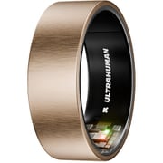 スマートリング Ultrahuman Ring Air(ウルトラヒューマンリング エア) 13号 チタン 充電式 防水100m ウエアラブルリング 睡眠分析 心拍 Brushed Rose Gold UHRA-BR-13