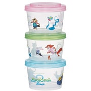 薄肉保存容器 3Pセット 240ml ズートピア2 SIJ3