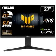 ゲーミングモニター/TUF Gaming シリーズ 5/27型/QHD(2560×1440)/210Hz(OC)/Fast IPS/ELMB SYNC/0.3ms GTG(最小)/ステレオスピーカー/DisplayWidget Center/Gaming AI/高さ調節/国内正規品 VG27AQL5A