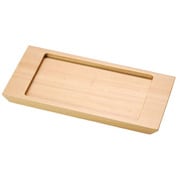 陶器・黒杉プレート（長角ミニ）用木台 日本製 28065