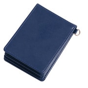 グロワール パスケース(縦型5面窓付) ネイビー GLP1167K