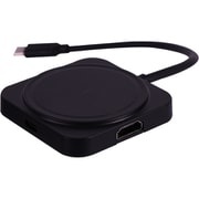 5in1 USB Type-Cハブ マグネット式ワイヤレス充電対応 L-CH5MW