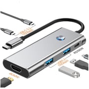 USB Type-Cハブ USB3.2対応 6in1 L-CHU3.2-6
