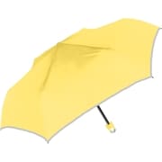 子供用折りたたみ傘 晴雨兼用 子供晴雨兼用無地 50cm 手開き式 UVカット加工 遮熱 遮光 UPF50＋ イエロー 966-010