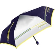 子供用折りたたみ傘 晴雨兼用 UVシルバーギア男児 50cm 手開き式 UVカット加工 遮熱 遮光 UPF50＋ ネイビー 966-014