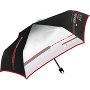 子供用折りたたみ傘 晴雨兼用 UVシルバーギア男児 50cm 手開き式 UVカット加工 遮熱 遮光 UPF50＋ ブラック 966-014