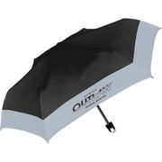 子供用折りたたみ傘 晴雨兼用 UVスタイリッシュバイカラー男児 50cm 手開き式 UVカット加工 遮熱 遮光 UPF50＋ ブラック 966-015