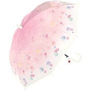 子供用傘 フルーツソーダビニール女児 55cm ジャンプ式 チェリー 336-006