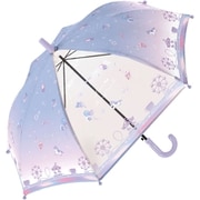 子供用傘 メリーランド女児 50cm ジャンプ式 透明窓つき パープル 576-020