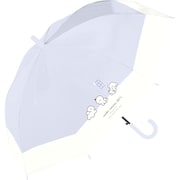 子供用傘 晴雨兼用 UVのんびりわんこ 55cm ジャンプ式 UVカット加工 遮熱 遮光 UPF50＋ パープル 956-013