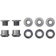 チェーンリングボルト+ナット 6mm 5セット ガンメタル WLF-P-CRINGBOLT5