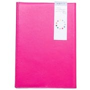 トイロプラス ブックカバー B6 ピンク 本革ブックカバー ノートカバー ハードカバー レザー カラフル 10色 TP-BC002-1