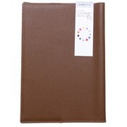 トイロプラス ブックカバー B6 ブラウン 本革ブックカバー ノートカバー ハードカバー レザー カラフル 10色 TP-BC002-9