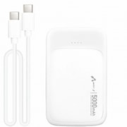 準固体モバイルバッテリー 5000mAh PD20W ホワイト MB-SS5000MK2 WH