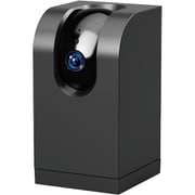 スマートカメラ 首振り 屋内専用 スクエア型 5GHz対応 200万画素 動体検知 プライバシーモード対応 ブラック KJ-212