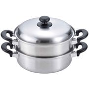 蒸し器 24cm IH対応 燕三 二段蒸し器 日本製 EM-017