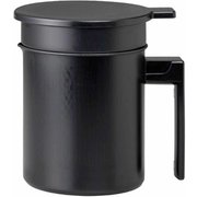 オイルポット 500ml 活性炭油ろ過ポット フッ素加工 KWP-0.5