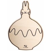 コースター 木製 動物 ベース コップ敷き 日本製 うさぎ YK17-103