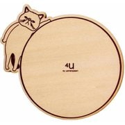 コースター 木製 ねこ 合板 コップ敷き 日本製 エキゾチックショートヘア YK17-101