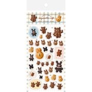 限定 透明シールシート クマッスル こぐまいたん QS361