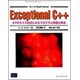 Exceptional C++―47のクイズ形式によるプログラム問題と解法(C++ in-Depth Series) [単行本]