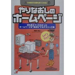 やりなおしのホームページ―誰も教えてくれなかったホームページを"最適化"するテクニック集(アスカコンピューター) [単行本]