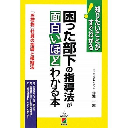 困った部下の指導法が面白いほどわかる本―知りたいことがすぐわかる!「お荷物」社員の指導と操縦法 [単行本]