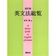 英文法総覧 改訂版 [単行本]
