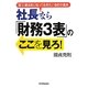 社長なら「財務3表」のここを見ろ!―"勘"に頼る前に知っておきたい会計の基本 [単行本]