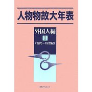 人物物故大年表 外国人編〈1〉古代～19世紀 [事典辞典]