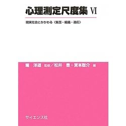 心理測定尺度集〈6〉現実社会とかかわる“集団・組織・適応" [単行本]